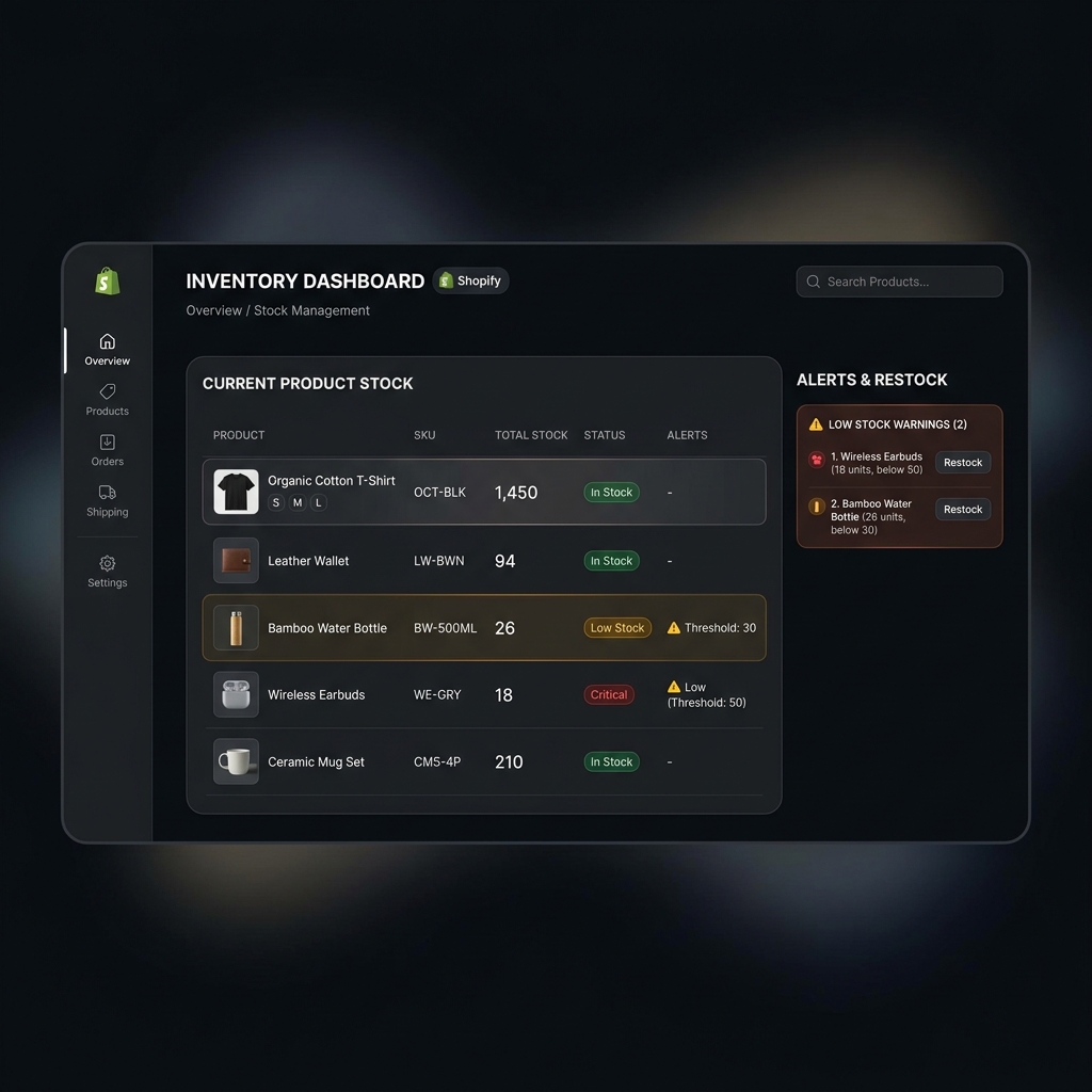 Control de inventario simple